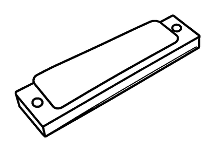 Harmonica Colouring Page (Kids, Bold & Easy)