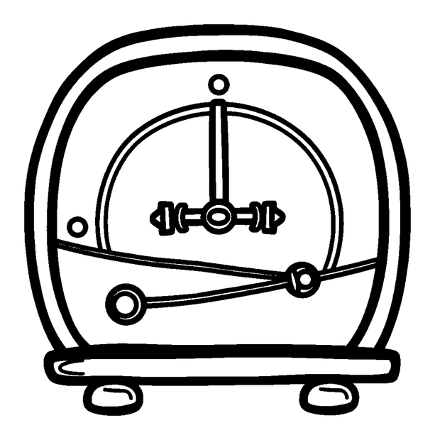 Hurdy Gurdy colouring page — free printable for toddlers