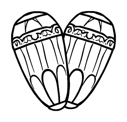 Maracas Colouring Page (Kids, Bold & Easy)