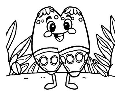 Maracas Colouring Page (Toddler, Bold & Easy)