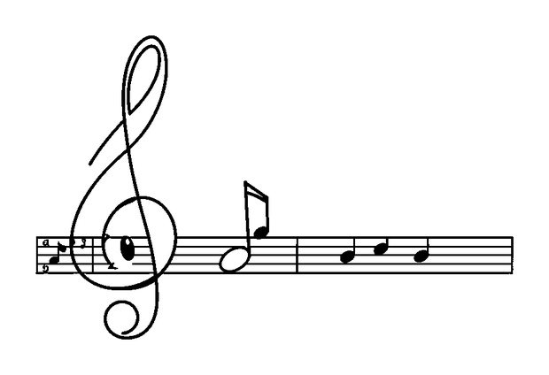 Music Staff Notes colouring page — free printable for kids