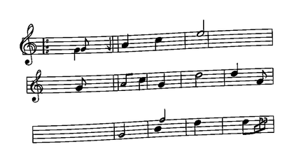 Music Staff Notes Colouring Page (Kids, Standard)