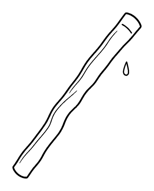 Rainstick colouring page — free printable for kids