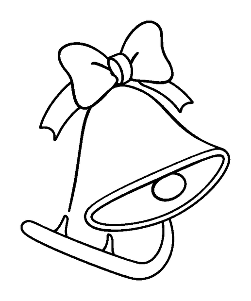 Sleigh Bells colouring page — free printable for toddlers
