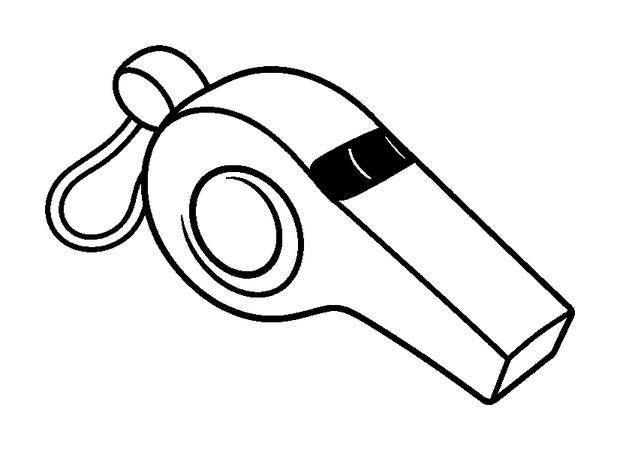 Slide Whistle colouring page — free printable for kids