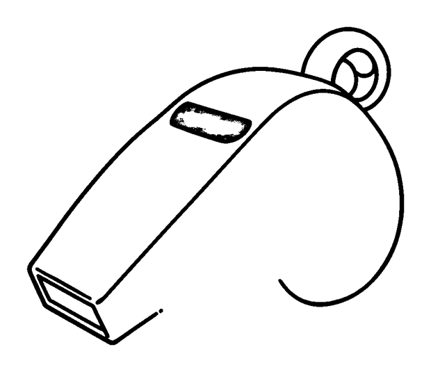 Slide Whistle colouring page — free printable for toddlers