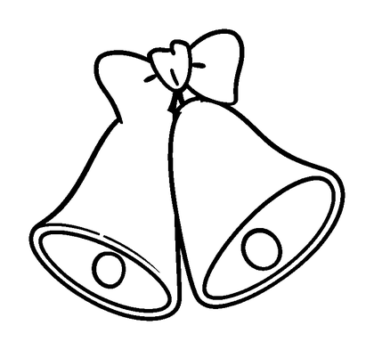 Tubular Bells Colouring Page (Toddler, Bold & Easy)