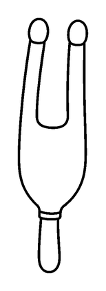 Tuning Fork Colouring Page (Kids, Bold & Easy)