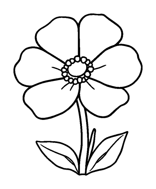 Buttercup colouring page — free printable for toddlers