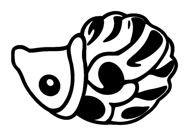 Conker Shell colouring page — free printable for kids