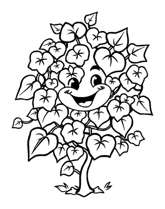 Ivy Vine Colouring Page (Kids, Standard)