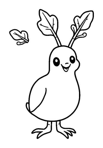Reed colouring page — free printable for kids