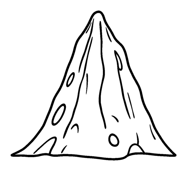Sand Dune colouring page — free printable for kids