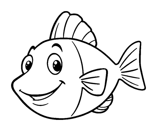 Anglerfish colouring page — free printable for toddlers