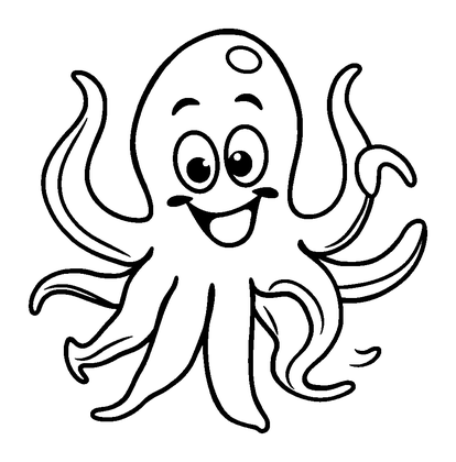 Barnacle Colouring Page (Toddler, Bold & Easy)