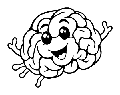Brain Coral Colouring Page (Kids, Bold & Easy)