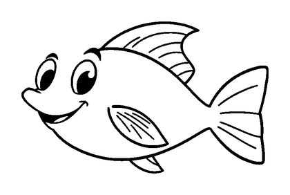 Flying Fish Colouring Page (Kids, Bold & Easy)