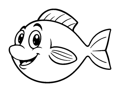 Flying Fish Colouring Page (Kids, Standard)