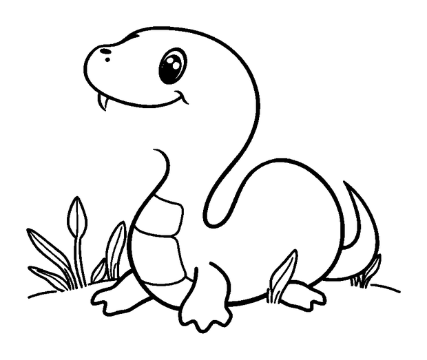 Garden Eel colouring page — free printable for kids
