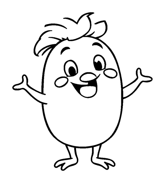 Herring colouring page — free printable for kids