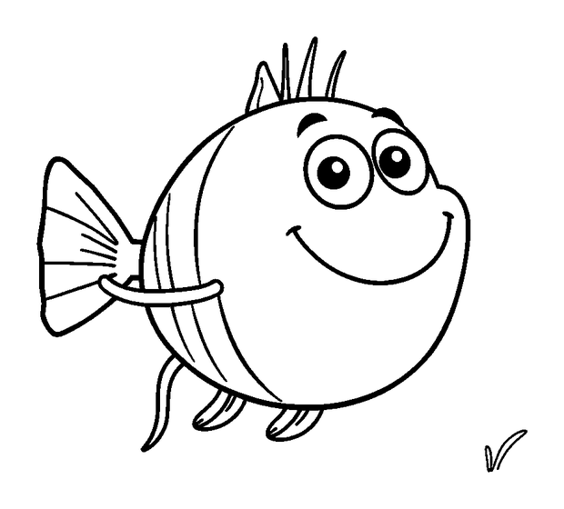 Krill colouring page — free printable for toddlers