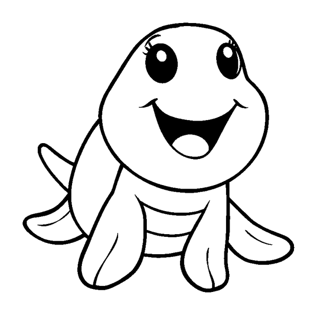 Limpet colouring page — free printable for kids