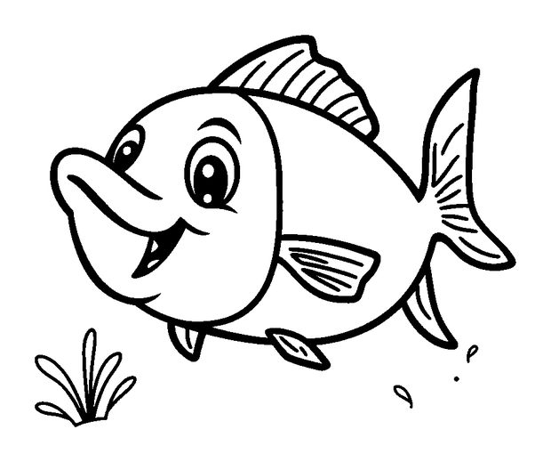 Mahi Mahi colouring page — free printable for kids
