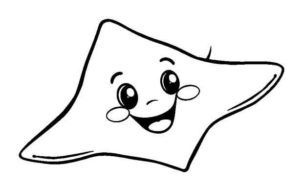 Manta Ray colouring page — free printable for kids