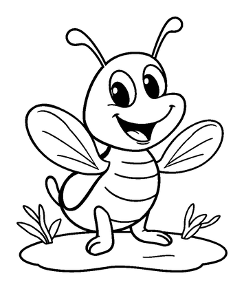 Mussel Colouring Page (Kids, Bold & Easy)