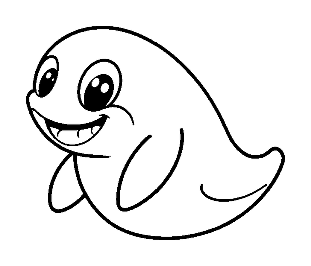 Orca colouring page — free printable for kids