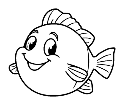 Pufferfish Colouring Page (Kids, Bold & Easy)