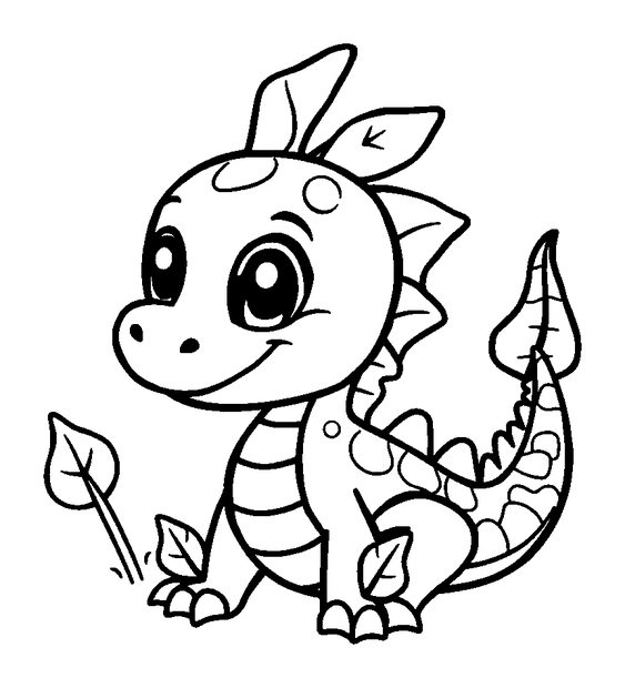 Sea Dragon Leafy Camouflage colouring page — free printable for kids