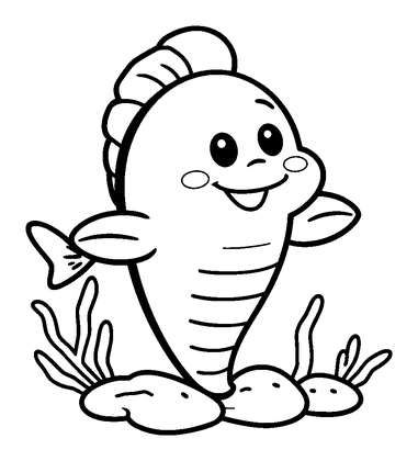 Sea Pen Colouring Page (Kids, Standard)
