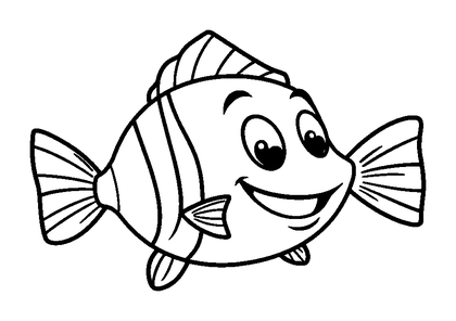 Triggerfish Colouring Page (Kids, Standard)