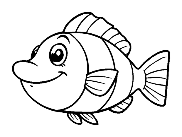 Wrasse colouring page — free printable for kids