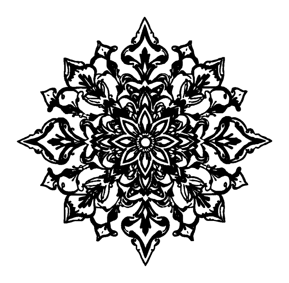 Arabesque colouring page — free printable for adults