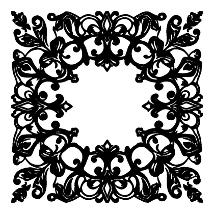 Art Nouveau Curves Colouring Page (Teens, Intricate)