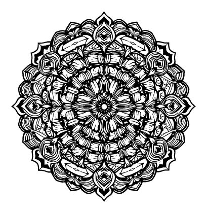 Basket Weave Colouring Page (Adults, Intricate)