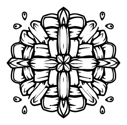 Basket Weave Colouring Page (Kids, Standard)