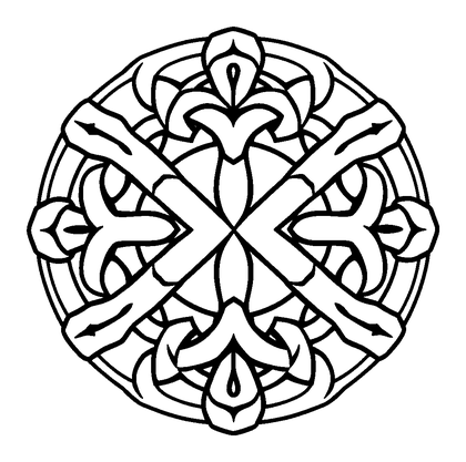 Celtic Knot Colouring Page (Kids, Standard)