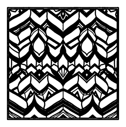 Chevron Pattern Colouring Page (Adults, Standard)