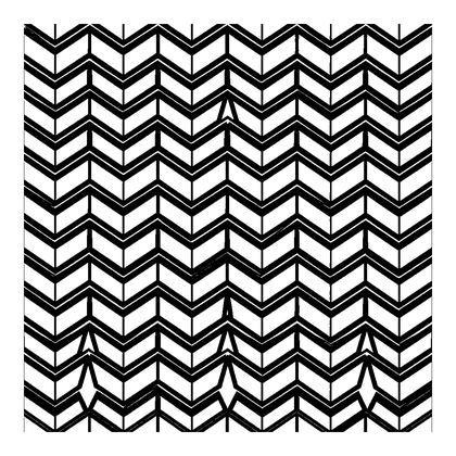 Chevron Pattern Colouring Page (Teens, Standard)