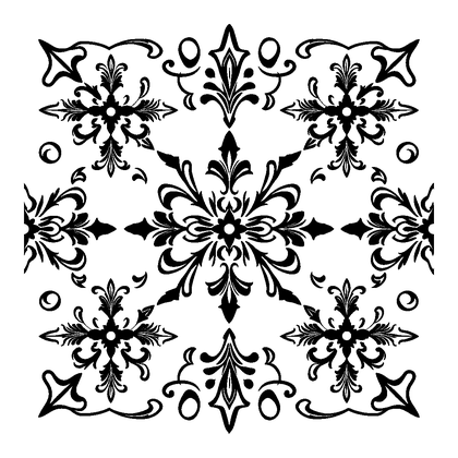 Damask Colouring Page (Kids, Standard)