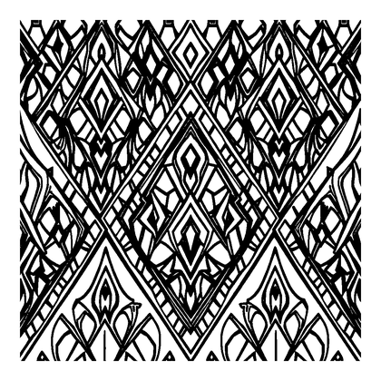 Diamond Pattern Colouring Page (Teens, Standard)