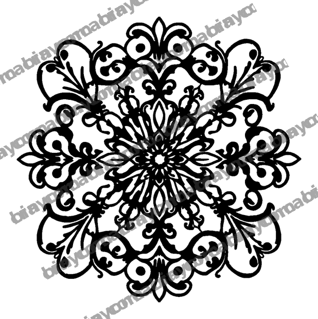 Filigree colouring page — free printable for kids