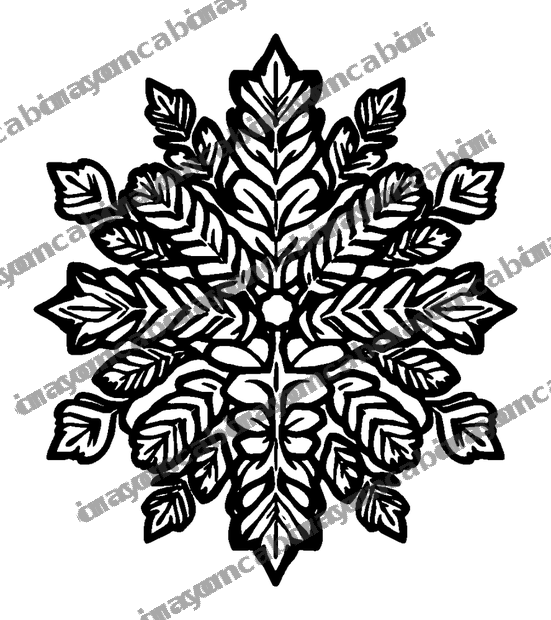 Frost Fern colouring page — free printable for kids