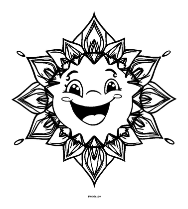 Geometric Pattern Colouring Page (Adults, Standard)