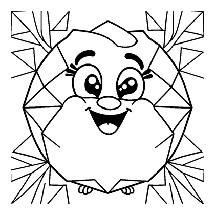 Geometric Pattern Colouring Page (Teens, Standard)