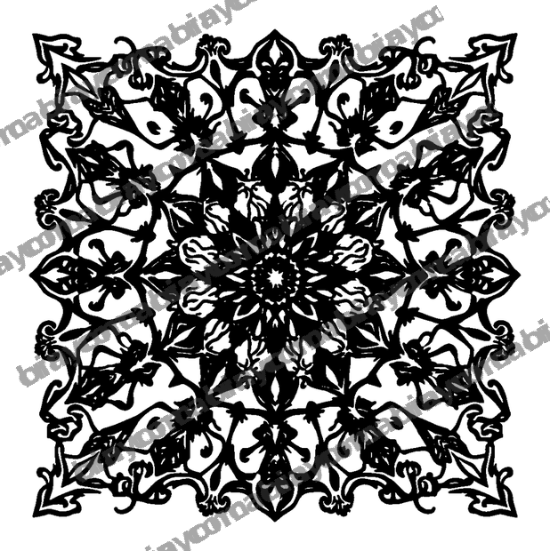 Hexagon Tile colouring page — free printable for adults