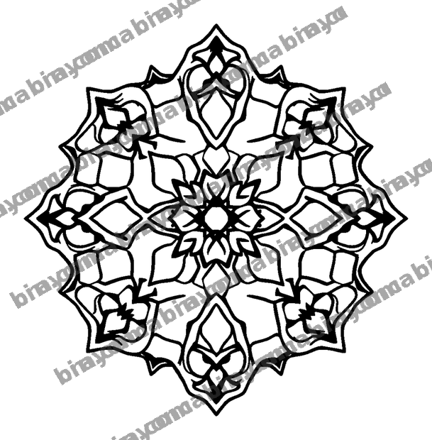 Hexagon Tile colouring page — free printable for kids